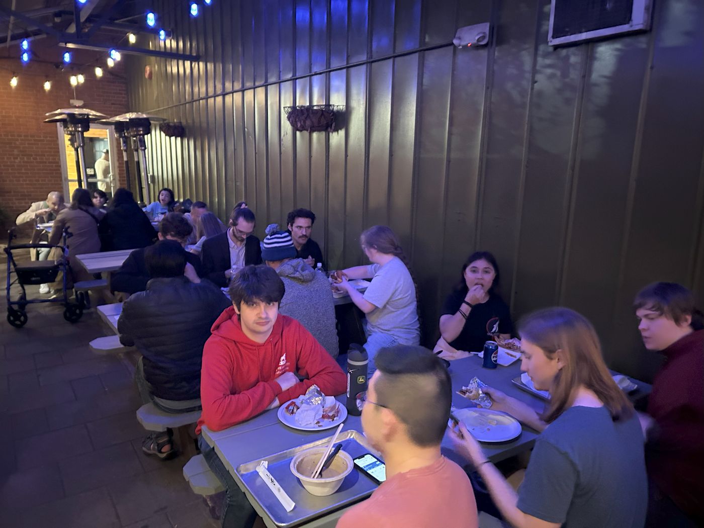 Team photo at Morgan Street Food Hall