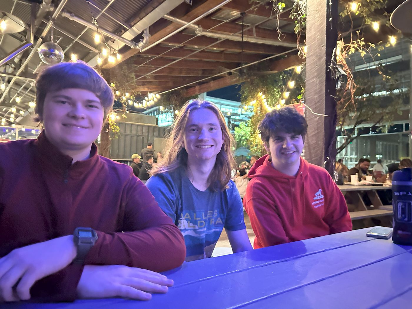 AquaPack members, from left to right, Trevor P., Cole A., and Jack F.